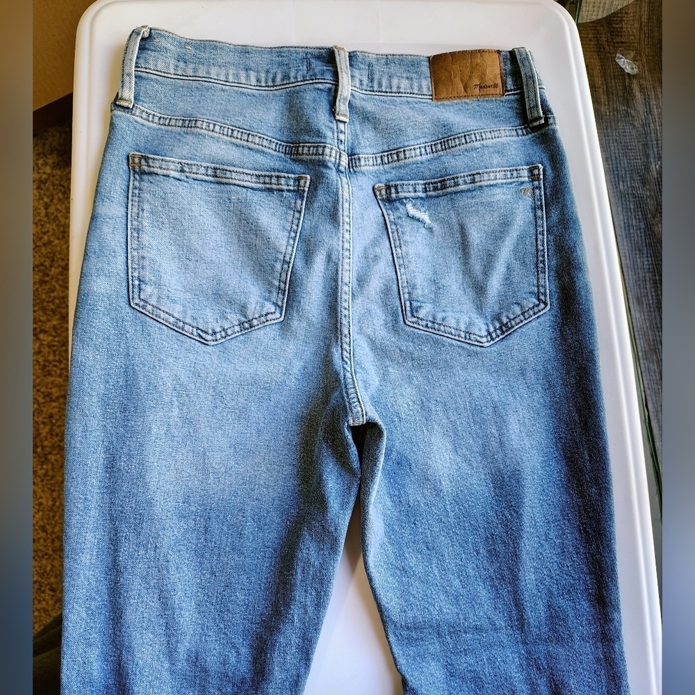 Madewell the perfect vintage high-rise ripped jeans Women's denman wash sz 27. - Picture 8 of 17